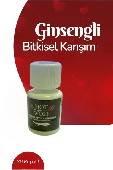 ABUŞİFA Hot Wolf 30 Kapsül Özel Ürün Çakşırlı Ginsengli Tribuluslu 1Adet ürün görseli 1