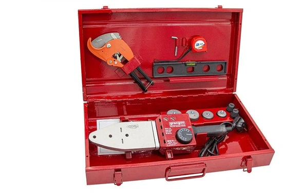Grangos GRKM05-SET 1550W Profesyonel Plastik Boru Kaynak Makinesi Setli ürün görseli 1