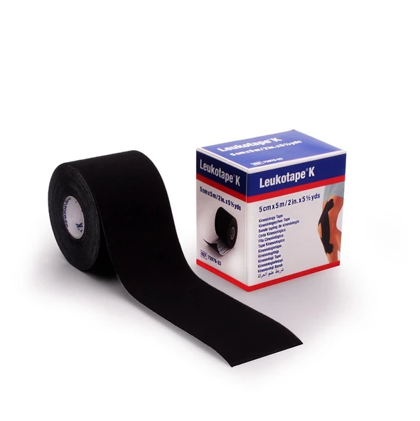 Leukotape K 5cm x 5m Bsn Kinesiotape Siyah ürün görseli 1