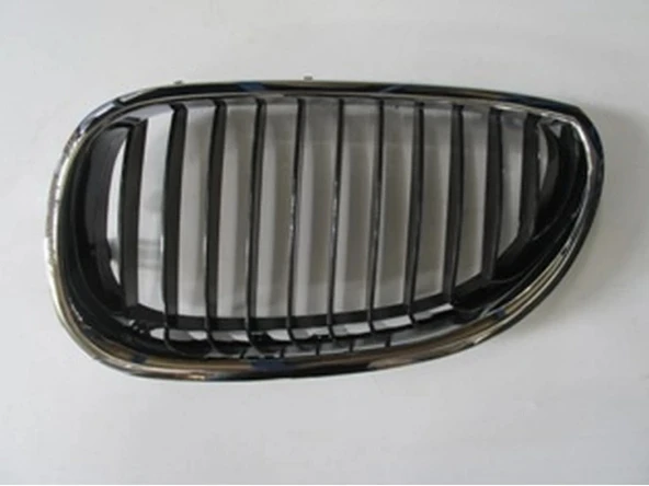 Bmw 5 Serisi 2004-2010 Ön Panjur Sol Nikelajlı - Siyah (Tw) (Adet) (Oem No:51137027062) ürün görseli 1