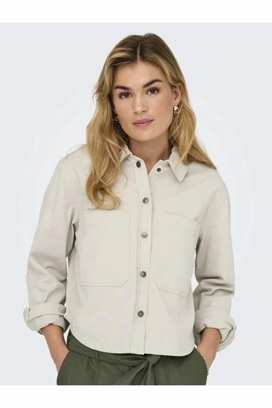 Only Drew Shacket Kadın Ceket 15308207 - Resim 3