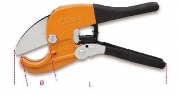 Beta 342 Plastik Boru Kesici 42mm. ürün görseli 1