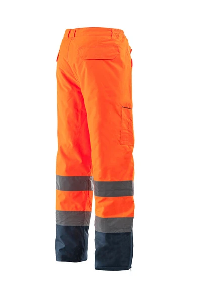 OLYMPUS HI-VIS CONTRAST-LINED TROUSERS - Resim 2