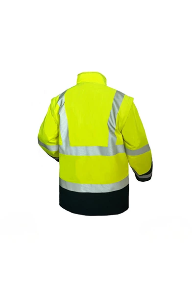 Reflektörlü Rıpstop Softshell Kollar Çıkmalı Teknik Mont (VWJK521) - Resim 6