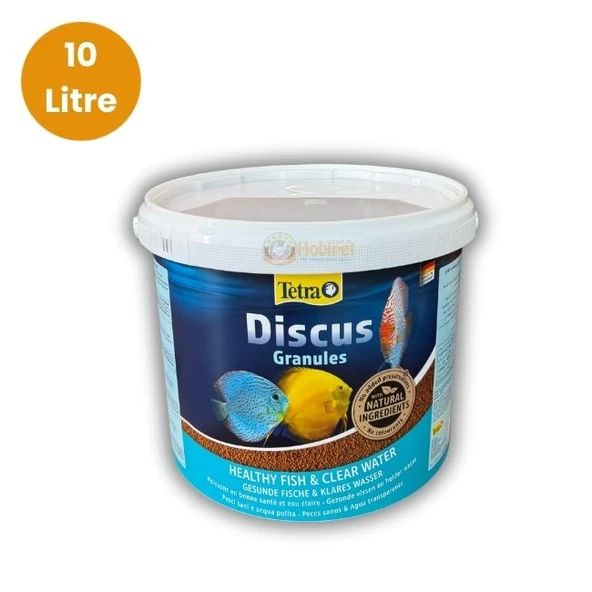 Tetra Discus Granül Balık Yemi 10 Litre - Yavaş Batan, Vitaminli ve Sağlıklı Beslenme ürün görseli 1