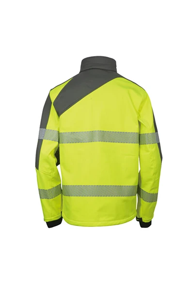 VWJK267 Yüksek Görünürlüklü Softshell Ceket - Resim 4