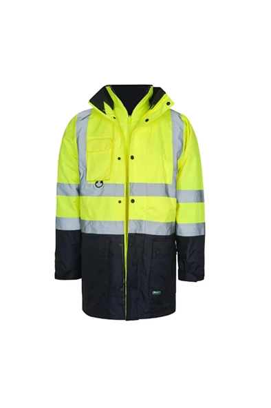 300 D Oxford 5+1 Reflektörlü Parka (NT44) - Resim 6