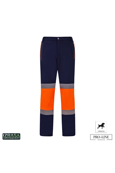 ™ Softshell Reflektörlü Lacivert Pantolon Dizler Oxford - Resim 3
