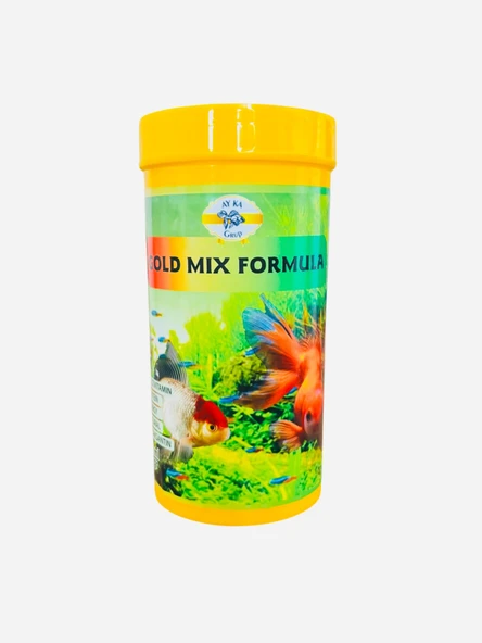 Ayka Gold Mix Formula Yavru Balık Yemi 100 ML ürün görseli 1