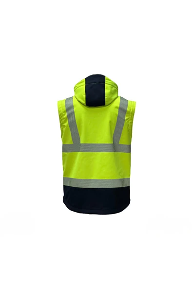 Reflektörlü Rıpstop Softshell Kollar Çıkmalı Teknik Mont (VWJK521) - Resim 8
