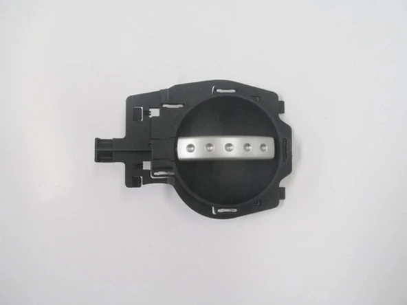 Citroen C3 2003-2009 Ön Kapı İç Açma Kolu Sol Siyah Elceği Gümüş Gri Hushan (Oem No: - ) ürün görseli 1