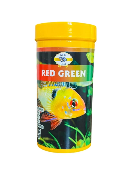 Ayka Red Green Bitkisel ve Hayvansal İçerikli Balık Yemi 100 ML ürün görseli 1