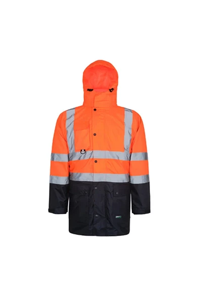 300 D Oxford 5+1 Reflektörlü Parka (NT44) - Resim 2