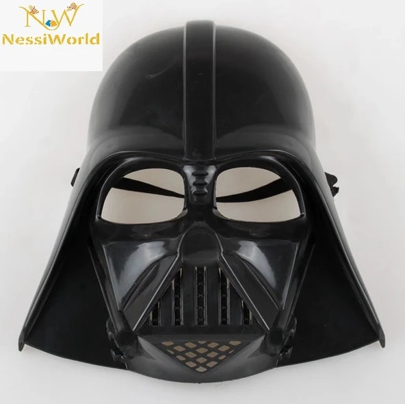 Çocuk Boy Yıldız Savaşları Darth Vader Maskesi ve 90 cm Pelerin Seti Siyah ürün görseli 1