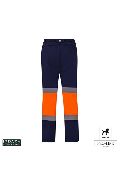™ Softshell Reflektörlü Lacivert Pantolon Dizler Oxford - Resim 4