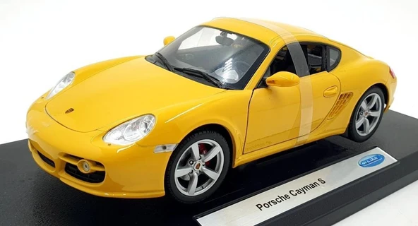 1:18 Welly Porsche Cayman S Model Araba - Resim 2