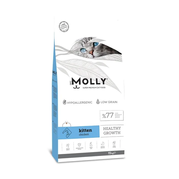Molly Yavru Kedi Maması Tavuklu 15 Kg ürün görseli 1