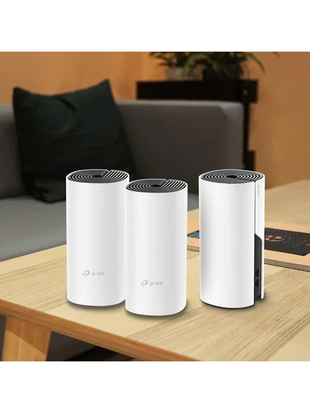 TP-Link Deco M4 1200 Mbps 3'lü Router - Resim 3