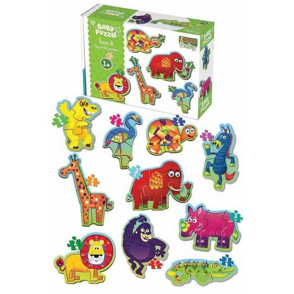 1727 Dıytoy, Baby Puzzle- Orman Hayvanları ürün görseli 1