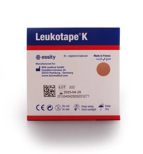 Leukotape K 5cm x 5m Bsn Kinesiotape Ten - Resim 3
