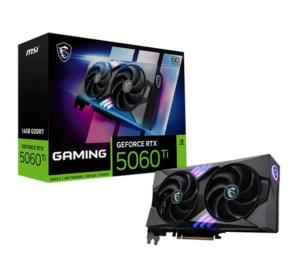 MSI GeForce RTX 5060 TI 16G Gaming OC GD7 128Bit ürün görseli 1