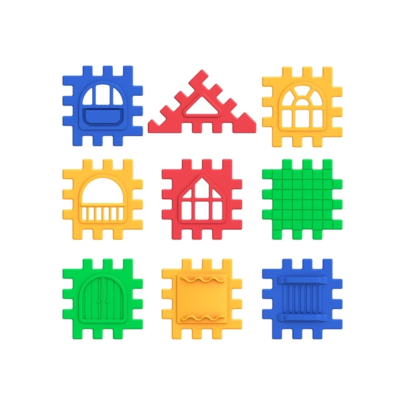03703 , Puzzle City 128 Parça - Resim 3