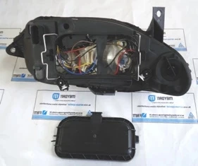 Fiat Albea 2005-2013 Far Lambası Sol Elektrikli - Motorlu (İç Aynası Siyah - Nikelajlı)(8 Fiş Li)(Famella) (Oem No: 5177 ürün görseli 1