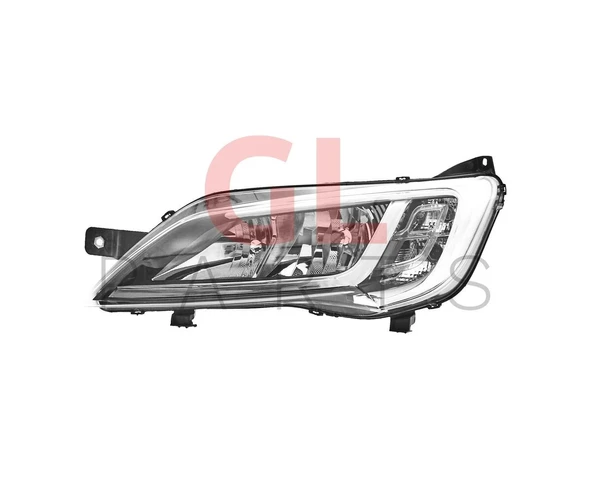 Fiat Ducato 3 Citroen Jumper (2014 Yılında Çıkan Kasa) Far Sol Elektrikli Motorlu Nikelaj (Oem No:1394426080) ürün görseli 1