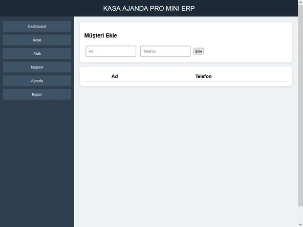 Kasa Ajanda Pro Mini ERP - Resim 5