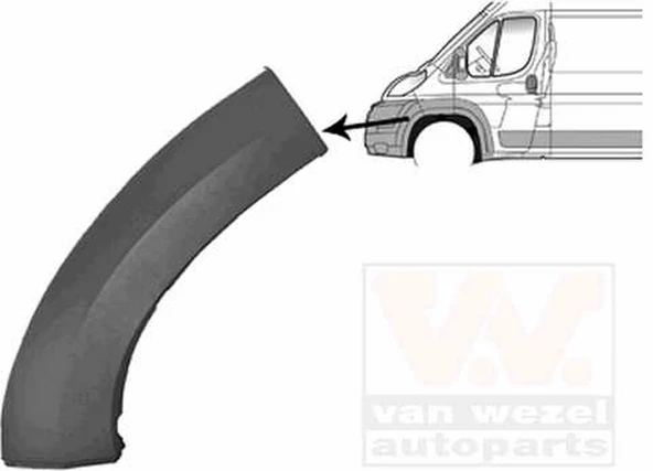 Fiat Ducato (2006 Yılında Çıkan Kasa) Ön Tampon Kaplama Sol Çıtası (Oem No:735423193) ürün görseli 1