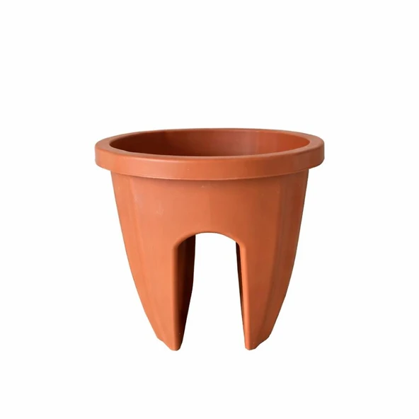 Omnipazar SY-5712 Opal Yuvarlak Balkon Küpeşte Saksı 7.5 Litre - Resim 8