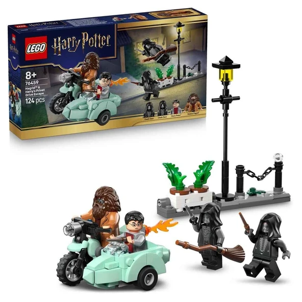 76459 Lego Harry Potter Hagrid ve Harrynin Privet Drive Kaçışı 124 parça +8 yaş ürün görseli 1