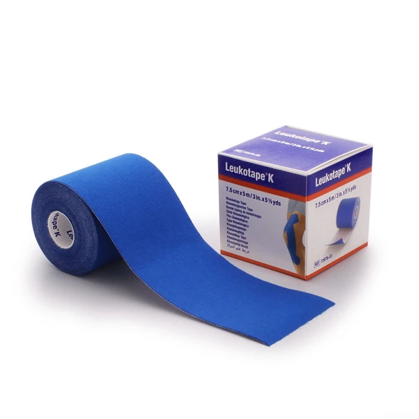 Leukotape K 7,5cm x 5m Bsn Kinesiotape Mavi ürün görseli 1