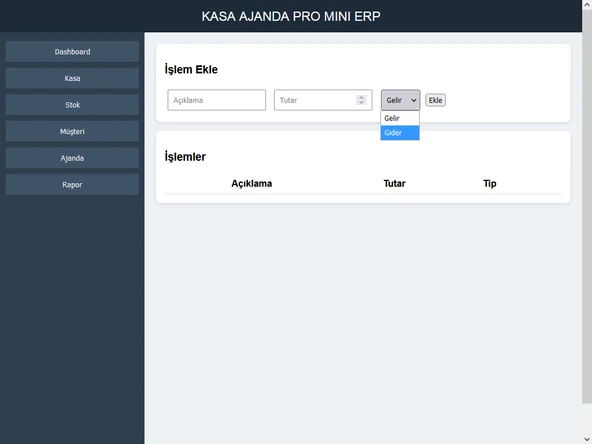 Kasa Ajanda Pro Mini ERP - Resim 3