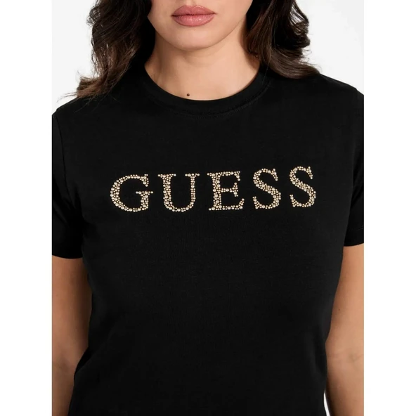 Guess V6RI20J1314 Octavia Rn Ss Kadın Tişört ürün görseli 1