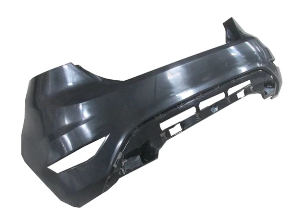 Ford Fiesta 2013-2017 Arka Tampon Siyah (Karlıksız - Sis Delikli - Sensör Deliksiz)(Eurobump) (Oem No: 8A61177906) ürün görseli 1