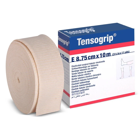 Tensogrip Tubular Bandaj Bsn Boru Bandaj 8,75cm x 10m Beyaz E Beden ürün görseli 1