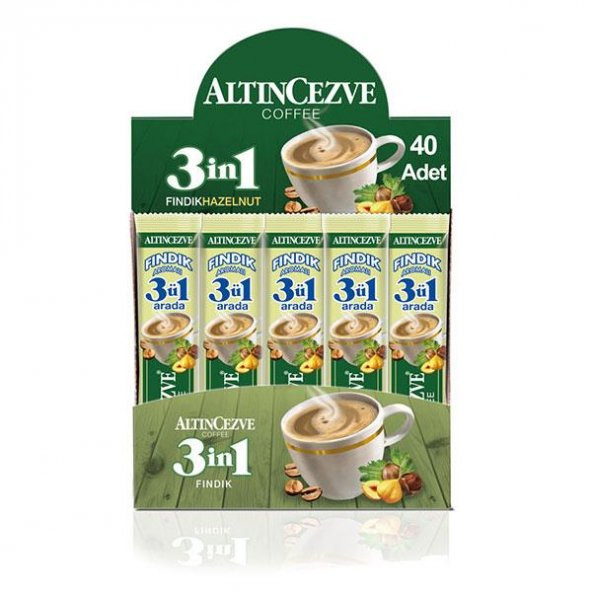 Altıncezve 3ü 1 Arada Fındık Aromalı Kahve 40 x 15 Gr ürün görseli 1