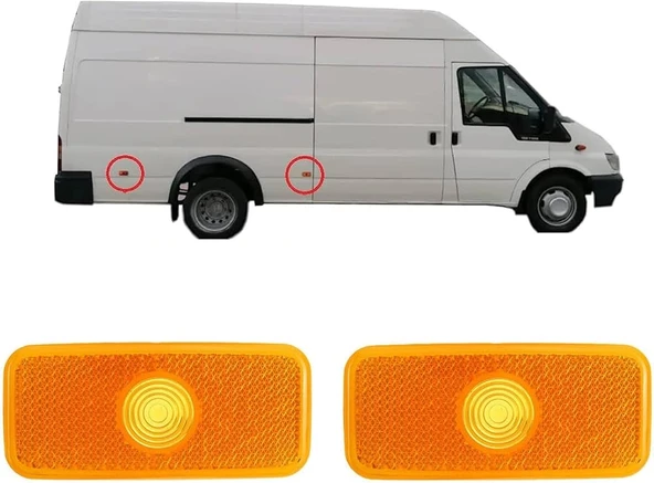 Transit V347 Jumbo 2006  Yan Gövde Sinyali Jumbo   Gövde Sinyali (Oem No:Vyc155034Ac) ürün görseli 1