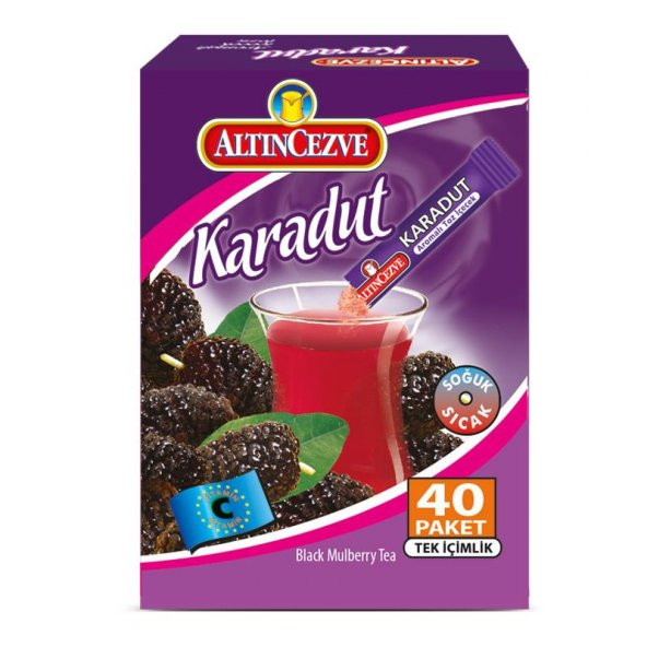 Altıncezve Karadut Aromalı Tek İçimlik İçecek Tozu 40 x 1.5 Gr ürün görseli 1