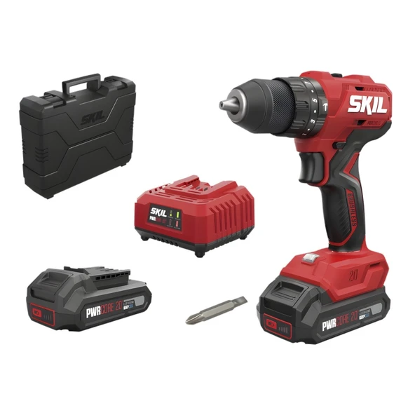 SKIL POWERTOOLS 3021HA AKÜLÜ DARBELİ MATKAP VİDALAMA ÇANTALI SET ürün görseli 1