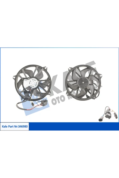 KALE FAN MOTOR (PEUGEOT 407- / CITROEN C5 II 1.6HDI -2.0 16V-1.8 16V ) (BEYINLI) ürün görseli 1