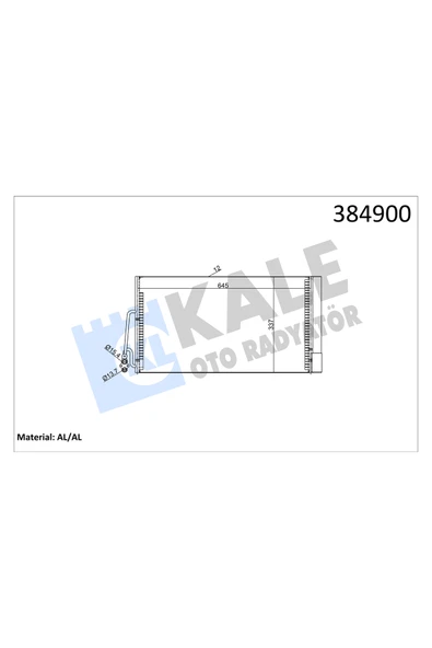 KALE KONDENSER (MINI MINI CLUBMAN MINI COUNTRYMAN MINI PACEMAN) ürün görseli 1