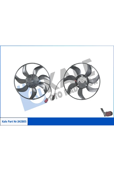 KALE FAN MOTORU 250W VW AUDI SEAT SKODA ürün görseli 1
