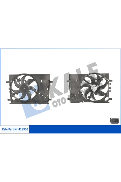 KALE FAN-MOTOR-DAVLUMBAZ (OPEL CORSA D) ürün görseli 1
