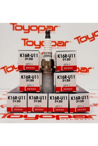 Toyopar Honda Jazz City 2002-2008 Ateşleme Bujisi ( Takım - 8 Adet ) Denso K16ru11 ürün görseli 1