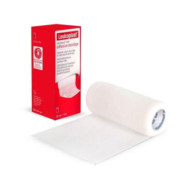 Leukoplast Elastomull Haft Bandaj 79997-06 10cm X 4m (Yapışkan,Beyaz) ürün görseli 1