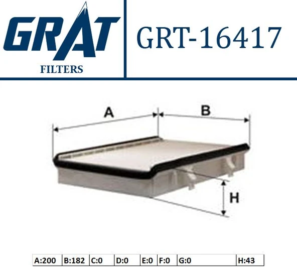 KABIN FILTRESI HYUNDAI STAREX 98-08 ürün görseli 1