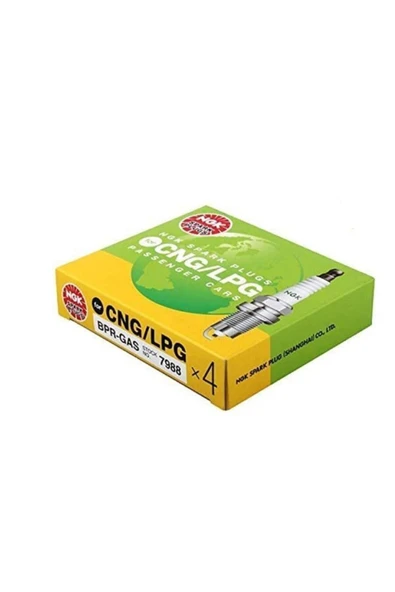 NGK 7988- Bujı Bpr-gas/01 Bpr6es Bpr6es-11 Bp6es-11 (4lu Paket) (lpglı Araclar Icın) ürün görseli 1
