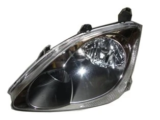 Honda Civic Hatchback 2004-2006 Far Lambası Sol Manuel - Siyah (Merceksiz) (Eagle Eyes) (Oem No: 33151-S5T - G61) ürün görseli 1